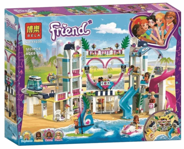 BestToys Lego կոնստրուկտորներ Կոնստրուկտոր 1029 դետալ | Friends